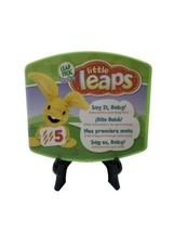 LEAP FROG BABY: Little Leaps Learning Steps CD Say it, Baby 2005 w Manual - $6.88
