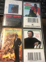 Cassette Tapes Lot of 4 Johnny Mathis Christmas songs/ complete in case +artwork - £10.25 GBP