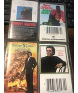 Cassette Tapes Lot of 4 Johnny Mathis Christmas songs/ complete in case ... - £10.11 GBP