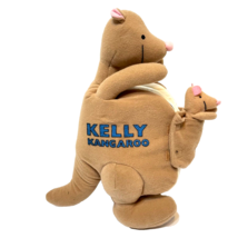 Babys First Book Club Plush Kelly Kangaroo Baby Book with Baby Stuffed 12&quot; - £11.65 GBP