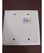 Wallplate 2G Blank White Missing Screws - $5.82