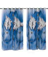 Sweet Dreams Cute Funny Sleeping Grey Kittens Curtain - $1,060.31 MXN+