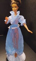 EC Vintage Barbie Premier Blue Lace Tricot Dinner Coat/Robe *Rare* NO DOLL - £70.33 GBP