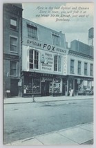 Postcard Seller Fox Optician Kodaks Camera Store Broadway New York City ca.1908 - $33.62