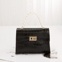 PU Leather Women Handbag  Pattern Small Square Bag Lock Chain Shoulder Bag  Hand - £9.68 GBP