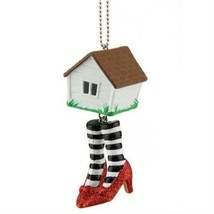 Wizard of Oz  - House Attached to Stockings with Ruby Slippers Clip On O... - £12.42 GBP