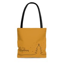 New Year &amp; Christmas Tree Butterscotch II AOP Tote Bag - $17.65+