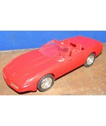1990 Chevrolet Corvette Convertible Dealer Promo Car Bright Red - $282.07 MXN