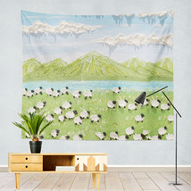 NEW 3D decorative hanging tapestry (50" X 60") (150cm x 130cm).       - $19.99