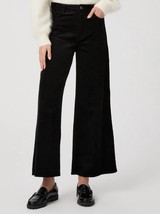 Paige harper ankle wide leg pant in Black Velvet Corduroy - £142.33 GBP