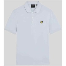 Lyle &amp; Scott Men Polo Light blue Designer Shirt Logo 2025 Collection - $1,313.72 MXN