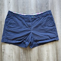 Tommy Hilfiger Shorts Blue Womens Size 12 Flat Front Preppy 4th of July ... - $14.94