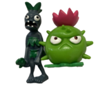 Plants vs Zombies pvc Action Figures Lot of 2 Video Game Toy Cake Toppers - £9.64 GBP
