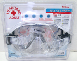 New/Sealed Lifeguard Adult Swim Shatterproof Mask Goggles - Latex Free B... - $195.96 MXN