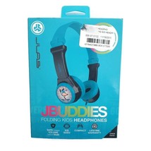 JLAB JBuddies Folding Kids Wired Headphones Volume Regulator Comfy Compact Kids - £11.85 GBP