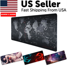 Extended Gaming Mouse Pad Desk Keyboard Mat Large Size 800MM X 300MM 31X12 - $11.49