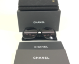 CHANEL Sunglasses 5470-Q-A c.1663/S6 Oversized Polished Black Pink Woven... - $448.58