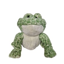 Ganz Webkinz Green Spotted Bullfrog Plush Stuffed Animal 7.5&quot; - £16.78 GBP