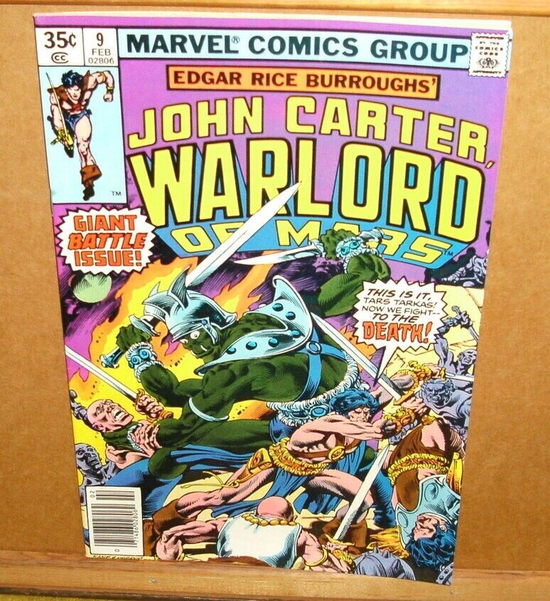 Primary image for John Carter Warlord of Mars #9 near mint/mint 9.8