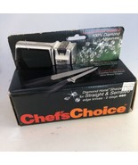 NIB Chef&#39;s Choice 460 Multi-Edge Diamond Hone Knife Sharpener Straight S... - £13.37 GBP