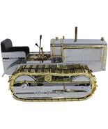 CAT Caterpillar Twenty Tractor "100th Anniversary" Chrome and Gold "Cent... - $280.37