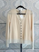 ESCADA Cream Wool Blend Button Front Cardigan &amp; Sweater Set Sz 38/US 8 $1000 NWT - £363.94 GBP