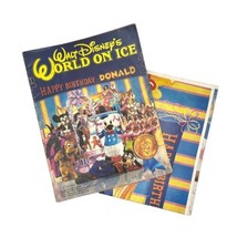 Walt Disney&#39;s World On Ice Vtg 1985 Program Happy Birthday Donald Duck Spec Ed - £9.60 GBP