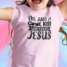 Bella & Canvas Short Sleeve Youth Tee "Cool Kid" black graphic - $23.05 - $24.02