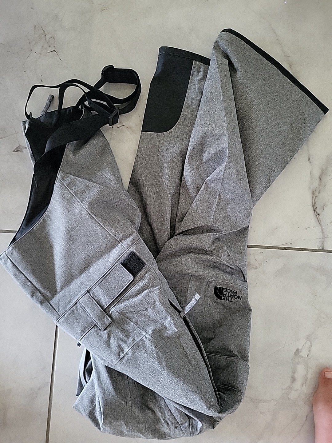 The North Face Freedom Bib Mens Snowboard Ski Pants TNF Gray Heather Size XL Item image 11