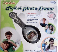 Digital Photo Frame Key Chain  Keychain Pictures Brag Book Software Pict... - $12.59