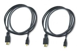 2 HDMI Cables for Fuji FujiFilm XP50 XP100 XP110 XP150 XP160 XP170 F305 ... - £11.33 GBP