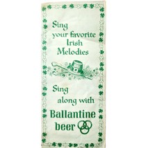 1962 Ballantine Beer Irish Songs Sing Along With Mitch Ireland Map Pamph... - $29.99