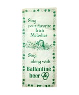 1962 Ballantine Beer Irish Songs Sing Along With Mitch Ireland Map Pamph... - €25,67 EUR