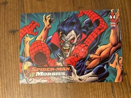 The Amazing Spider-Man 1994 Fleer Marvel Spider Man Vs Morbius #121 - £1.55 GBP
