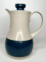 Thermos Carafe Ingried W Germany 570 Coffee Blue/Cream Mid Century Moder... - $22.72