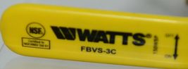 Watts FBVS 3C Full Port Brass Ball Valve 1 inch Full Port Sweat 600 WOG image 4