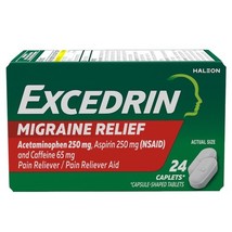 3 PACKS Excedrin Migraine Relief Caplets to *02/2028*Alleviate Migraine ... - $12.99