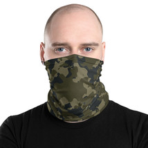 Camouflage Army Green Military Olive Drab Style Breathable Washable Neck Gaiter - £13.22 GBP
