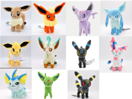 Eevee evolution plush toys Set of 11 NWT, WOW, very limited quantities. - $198.00