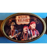 WILLIE NELSON Photo Epoxy PHOTO MUSIC BELT BUCKLE - NEW! - $16.78