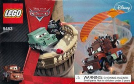 Instruction Book Only For Lego Disney Pixar Cars Agent Mater&#39;s Escape 9483 - £5.19 GBP