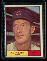 Vintage 1961 TOPPS Baseball Trading Card #302 AL HEIST Chicago Cubs - £6.27 GBP