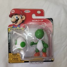 Jakks Pacific Yoshi With Egg World Of Nintendo Super Mario Bros 97485 - £10.05 GBP