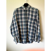 Vintage Claybrooke Flannel Shirt Tartan Rugged Worn Collar 100% Cotton P... - $21.00