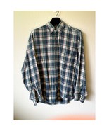 Vintage Claybrooke Flannel Shirt Tartan Rugged Worn Collar 100% Cotton P... - $21.00