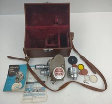 Bell and Howell 134 8mm Movie Camera With Case and Extras -As Is Parts /... - £105.84 GBP