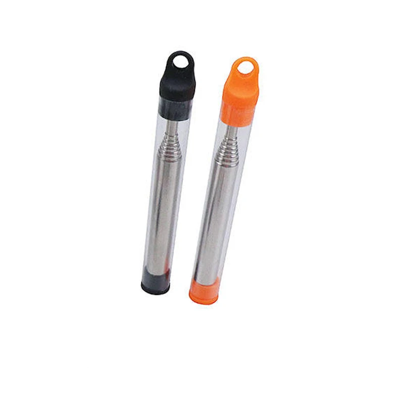 Outdoor Camping Hiking Fire Tools Retractable Eight-Section Stainless Steel - £7.32 GBP