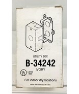 Bowers Surface Raceway No. B-34242 Utility Box For Indoor Dry Locations-... - €14,48 EUR