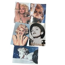 Vintage Madonna Postcard Collection 5 Vogue Rock Express 4x6 1991 New - $19.20
