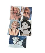 Vintage Madonna Postcard Collection 5 Vogue Rock Express 4x6 1991 New - £15.08 GBP